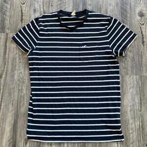 Hollister black with white stripes.